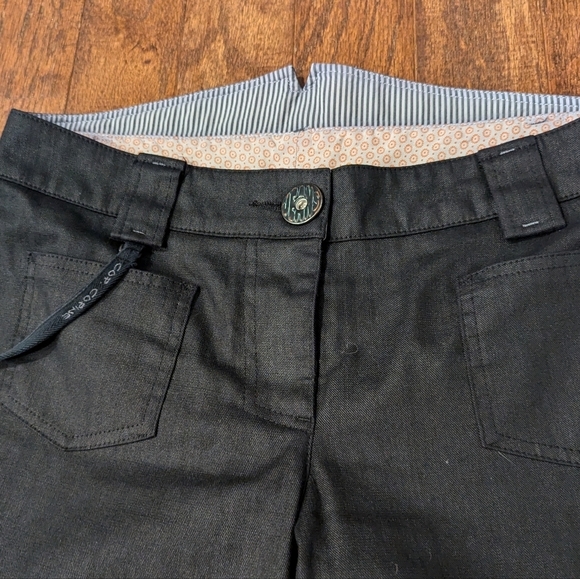 Cop. Copine Black y2k Pistou Womens Pant Wide Leg, Eu Size 40 US 8 - Picture 9 of 15